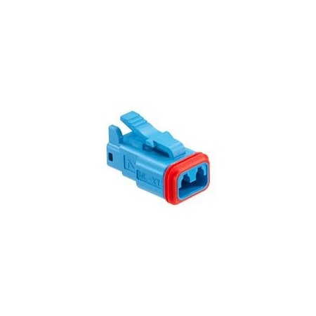 Molex Automotive Connectors Ml-Xt 2Ckt Plug Blue W/Large Seal 934451204